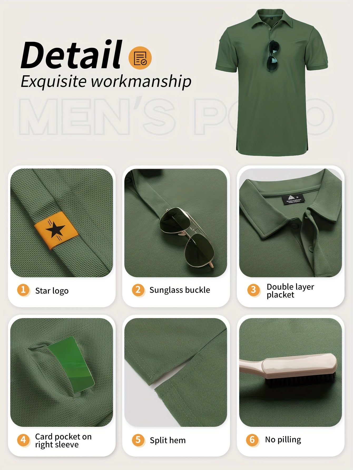 Quick Dry Mens Polo Trio