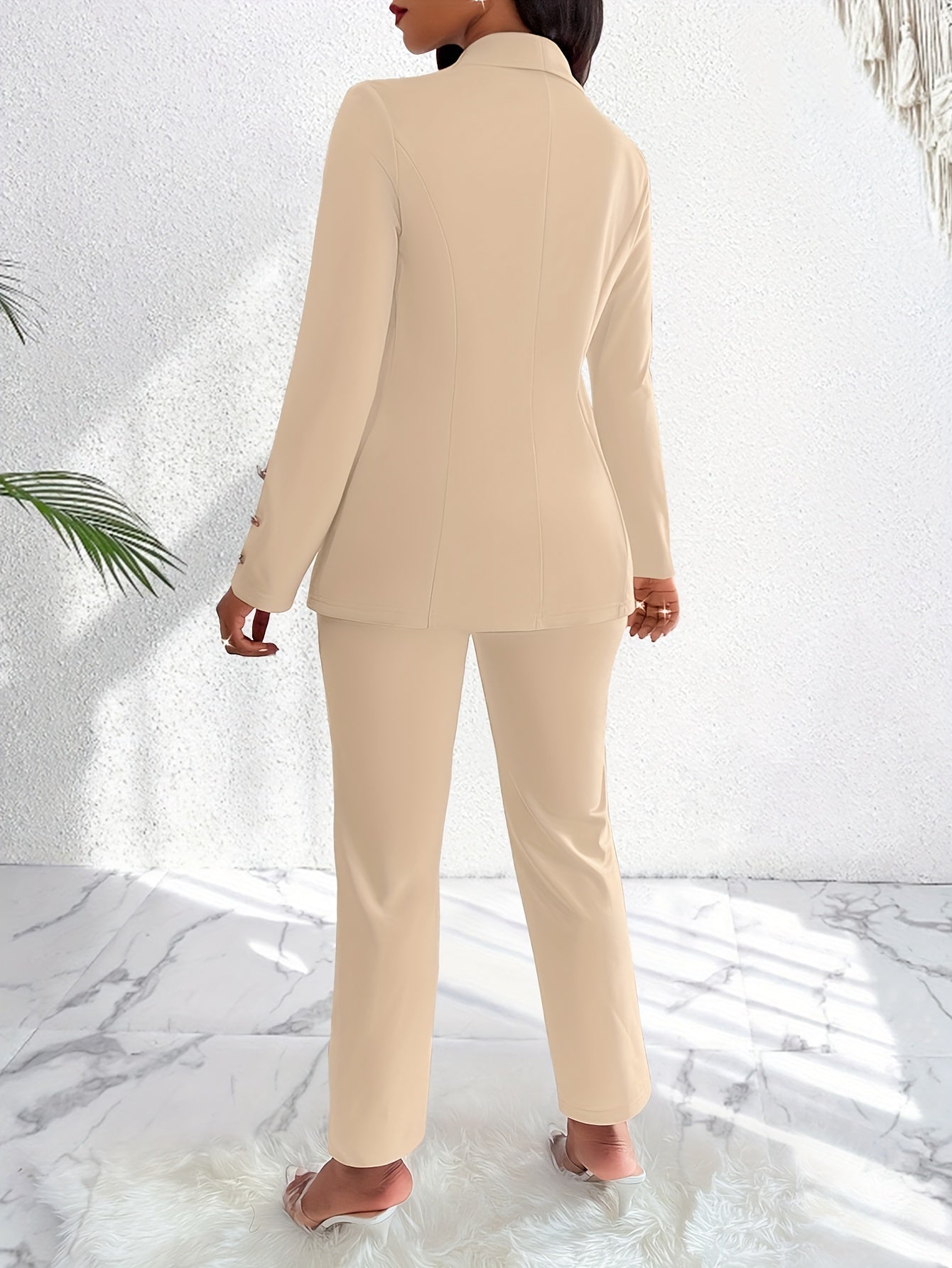 Solid Tailored Duo Suit