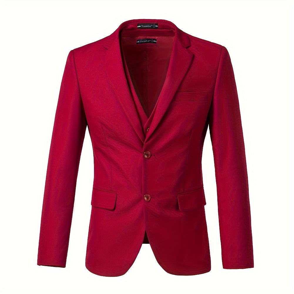 Men’s Slim Fit 3-Piece Suit