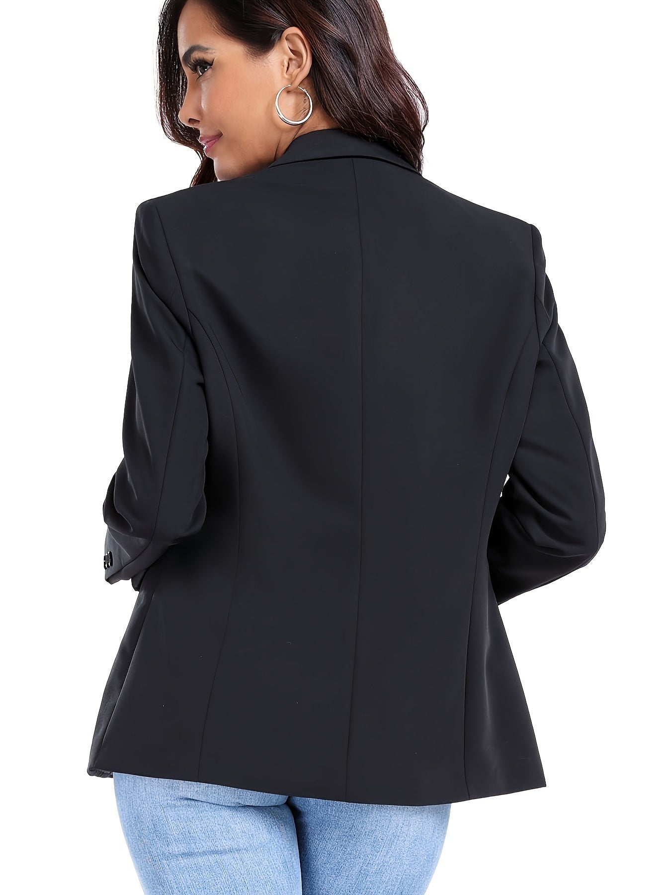 Single Button Office Work Blazer