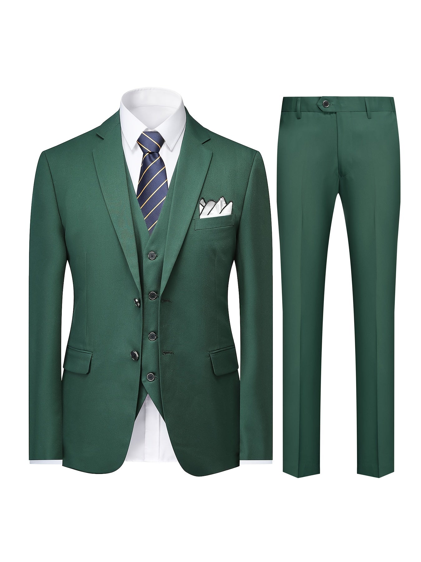 Classic Solid Trio Suit