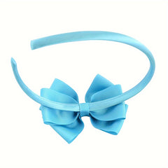 Girls’ Bow Headband Set – 15 Pieces
