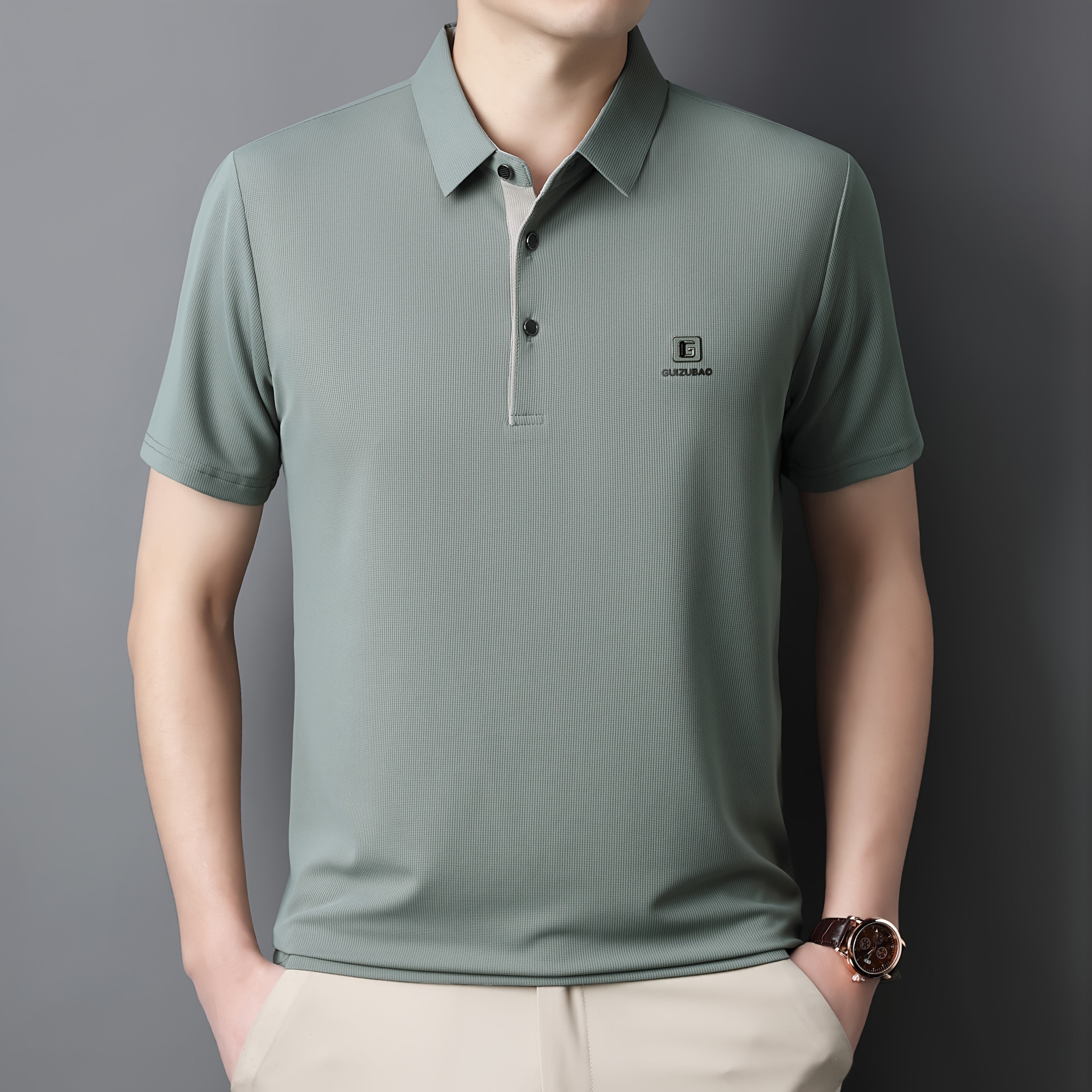 Casual Mens Summer Polo Shirt