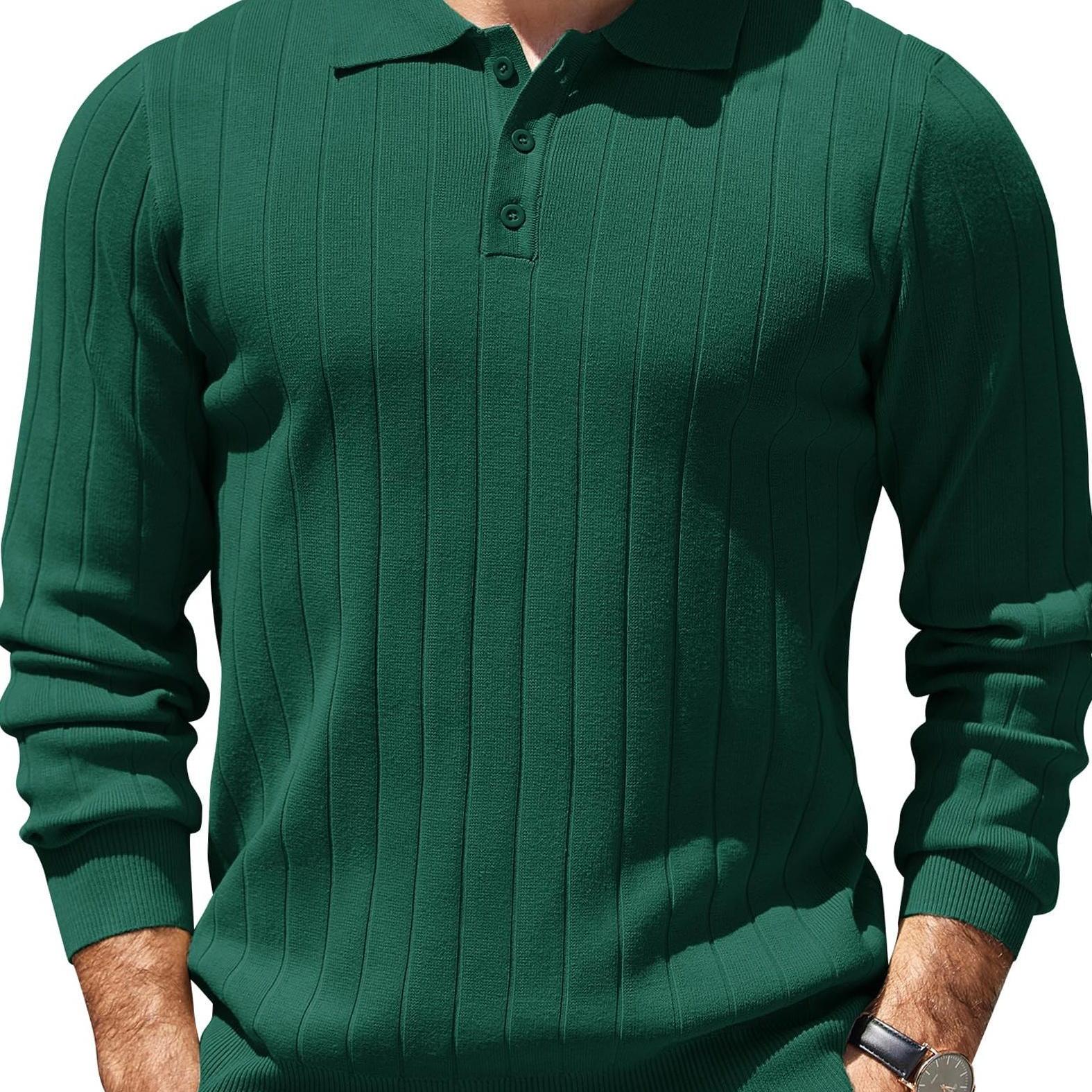 Soft Polo Knit Pullover