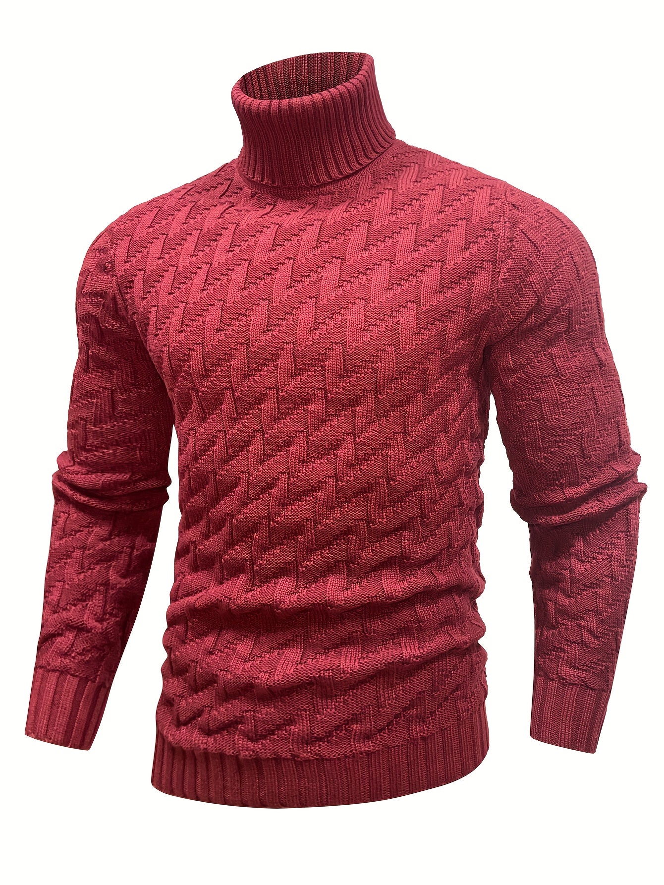 Slim High Neck Knit