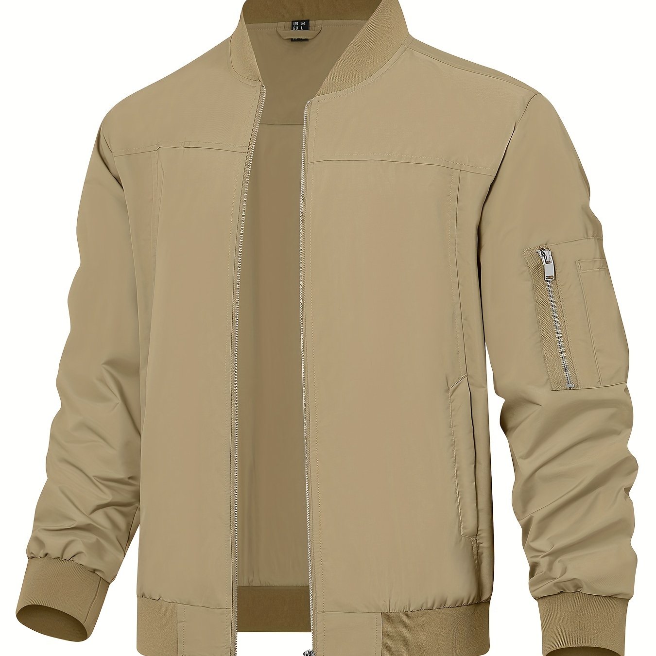 Lightweight Men's Windbreaker Bomber Jacket