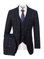 Plaid Double Trio Suit