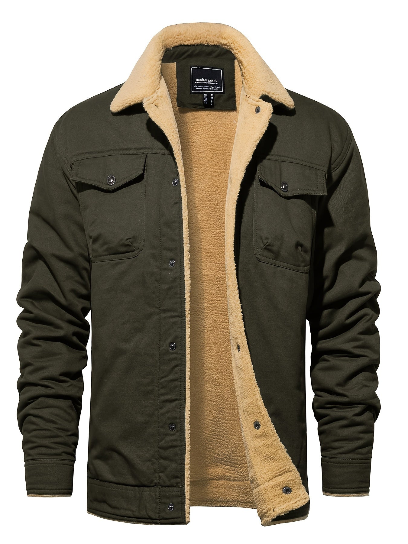 Men’s Cotton Cargo Winter Jacket