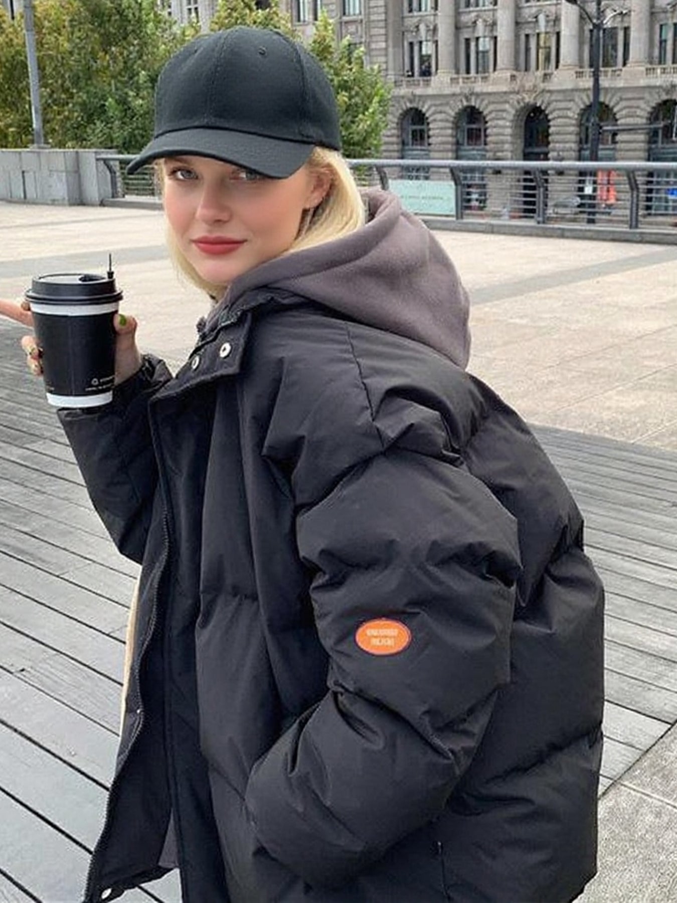 Women’s Mid-Length Quilted Winter Coat