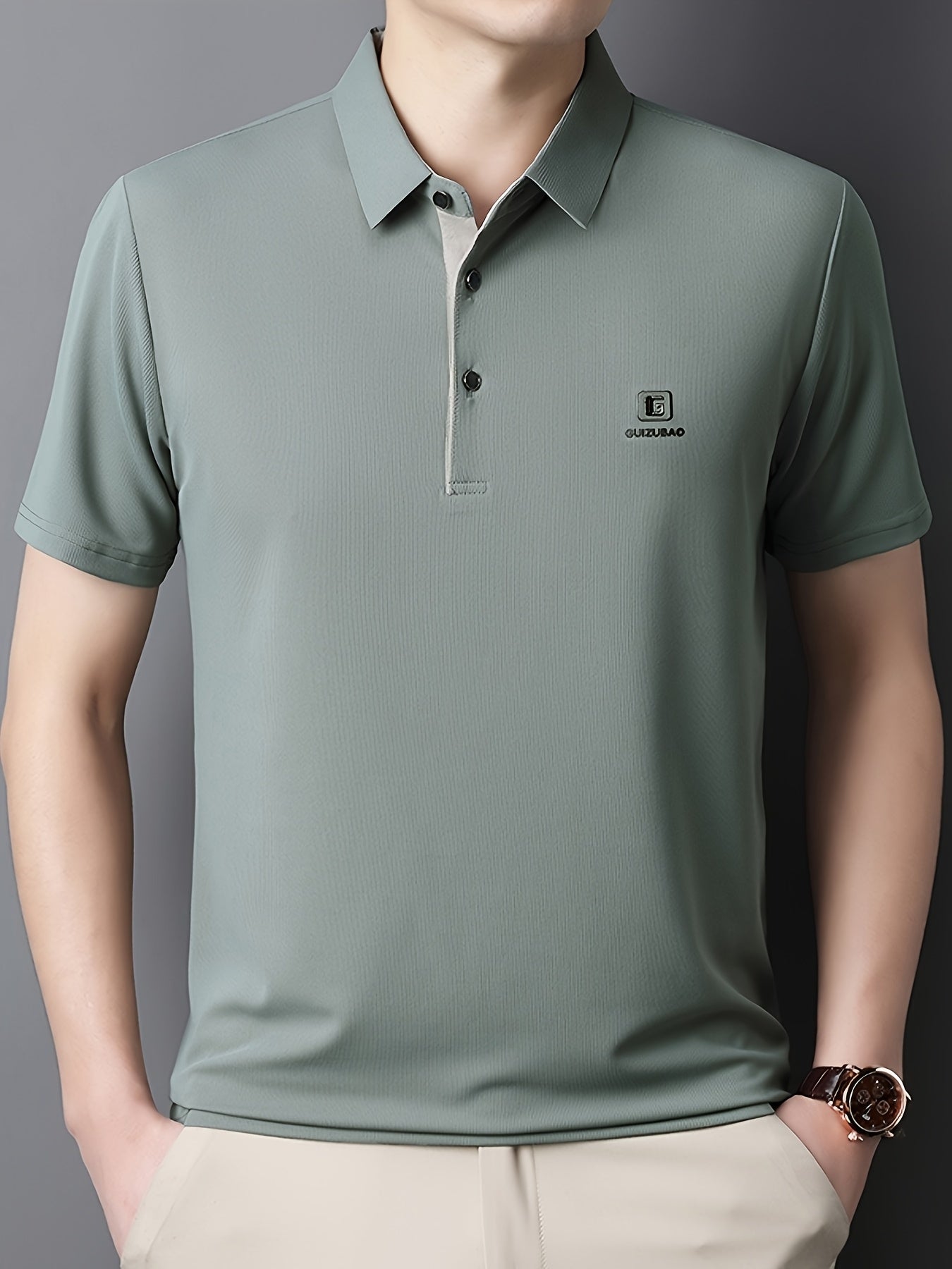 Casual Mens Summer Polo Shirt