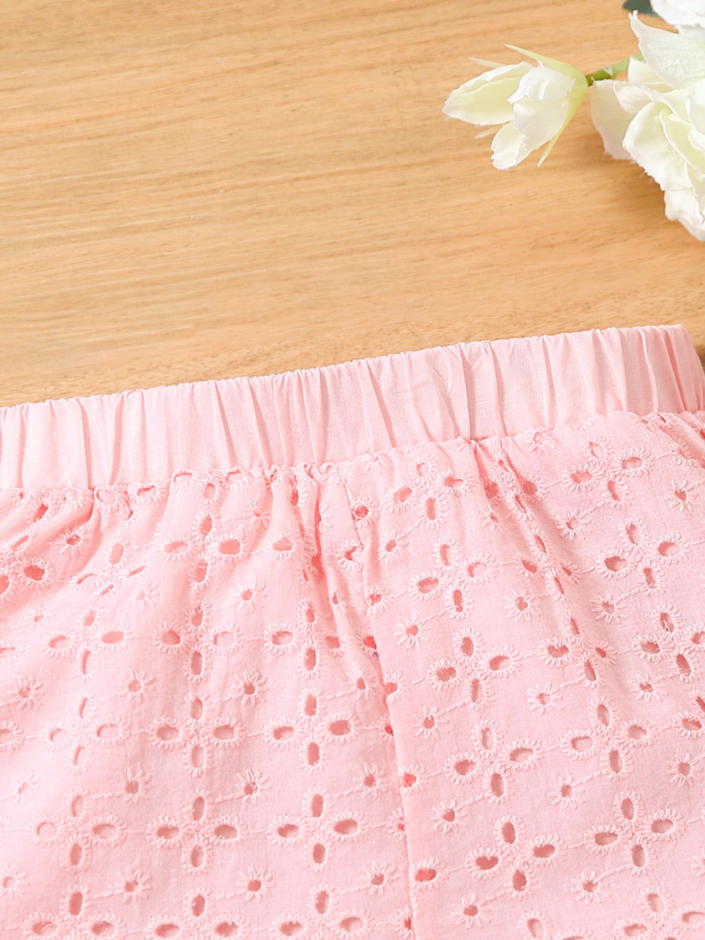 Toddler Lace Elastic Summer Shorts