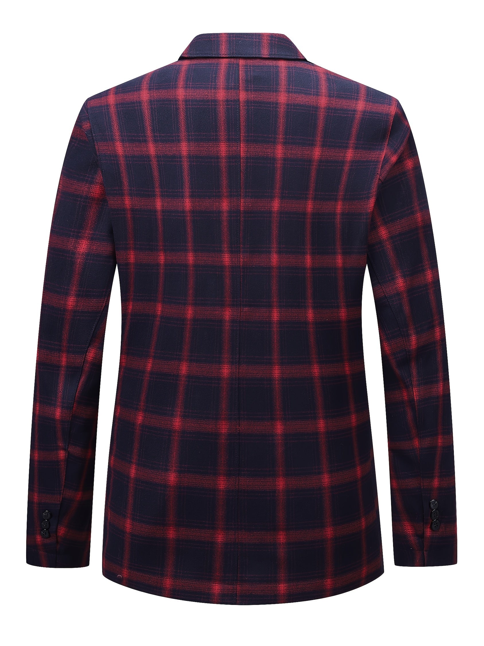 Plaid Summer Woven Blazer