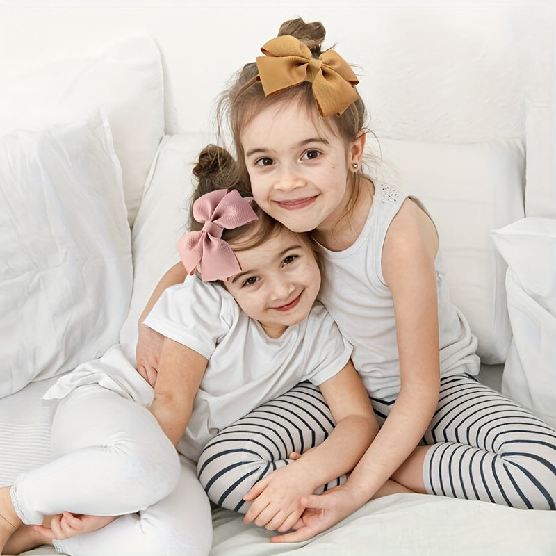 Girls’ Bow Headband Set – 15 Pieces