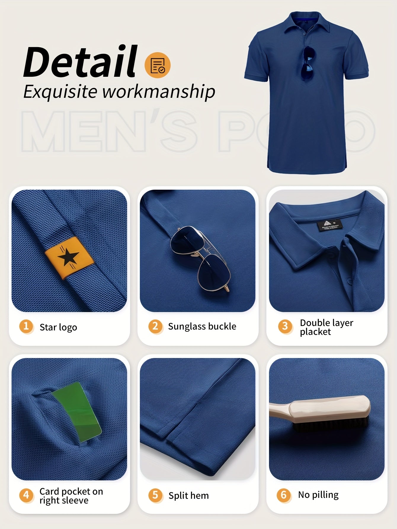 Quick Dry Mens Polo Trio