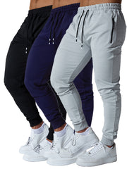 Men’s Tapered Athletic Sweatpants – 3-Piece Set