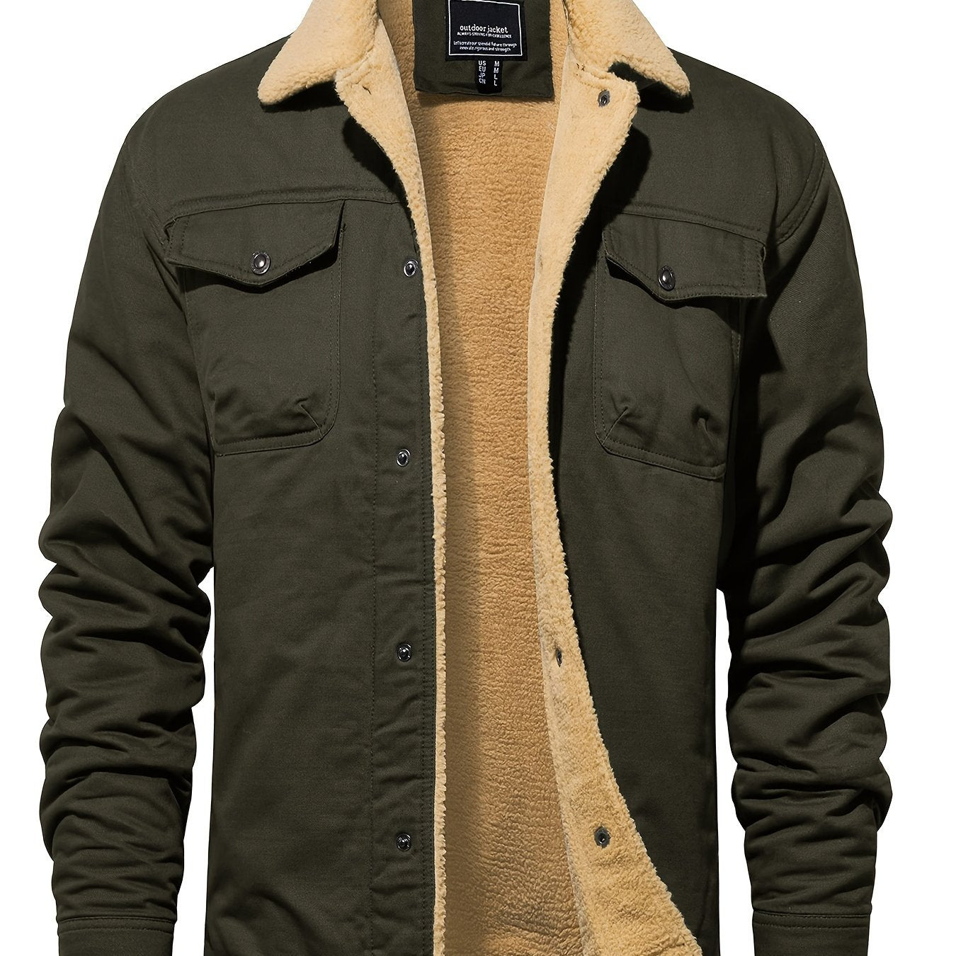 Men’s Cotton Cargo Winter Jacket