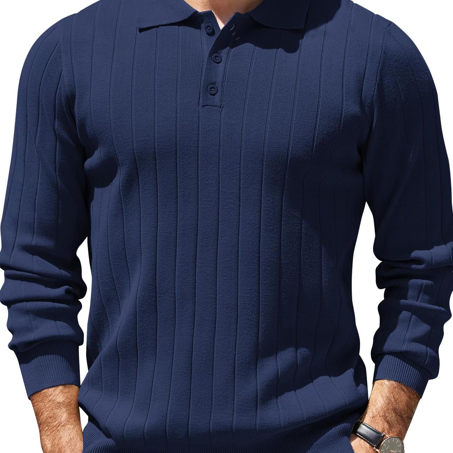 Soft Polo Knit Pullover