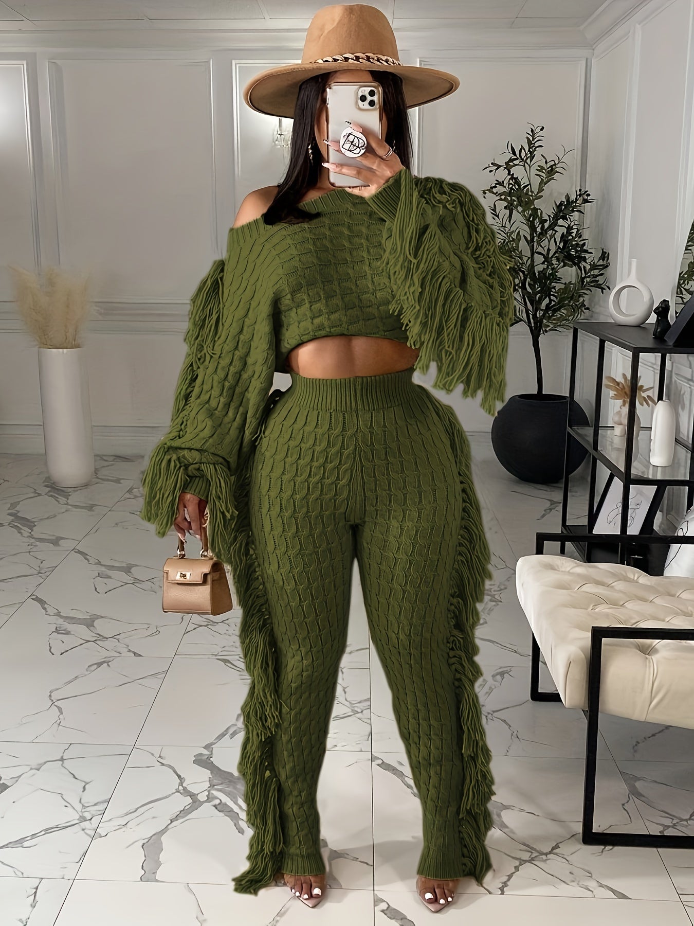 Knit Sweater Lounge Set