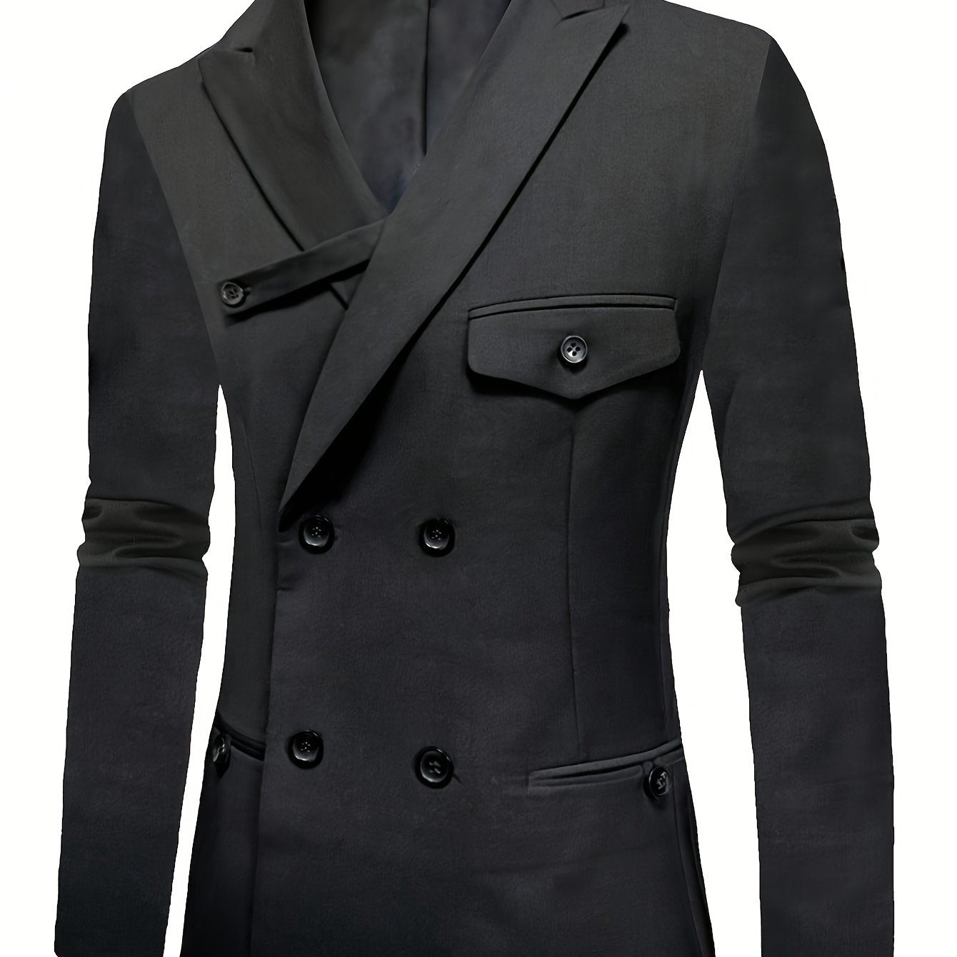 Cross Front Woven Blazer