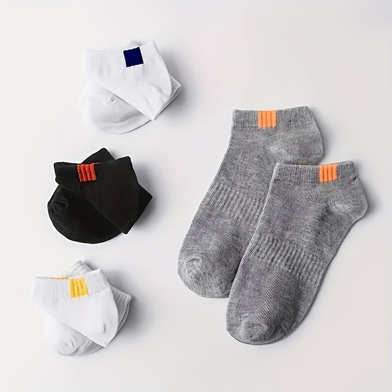 Graphic Letter Ankle Sock Set