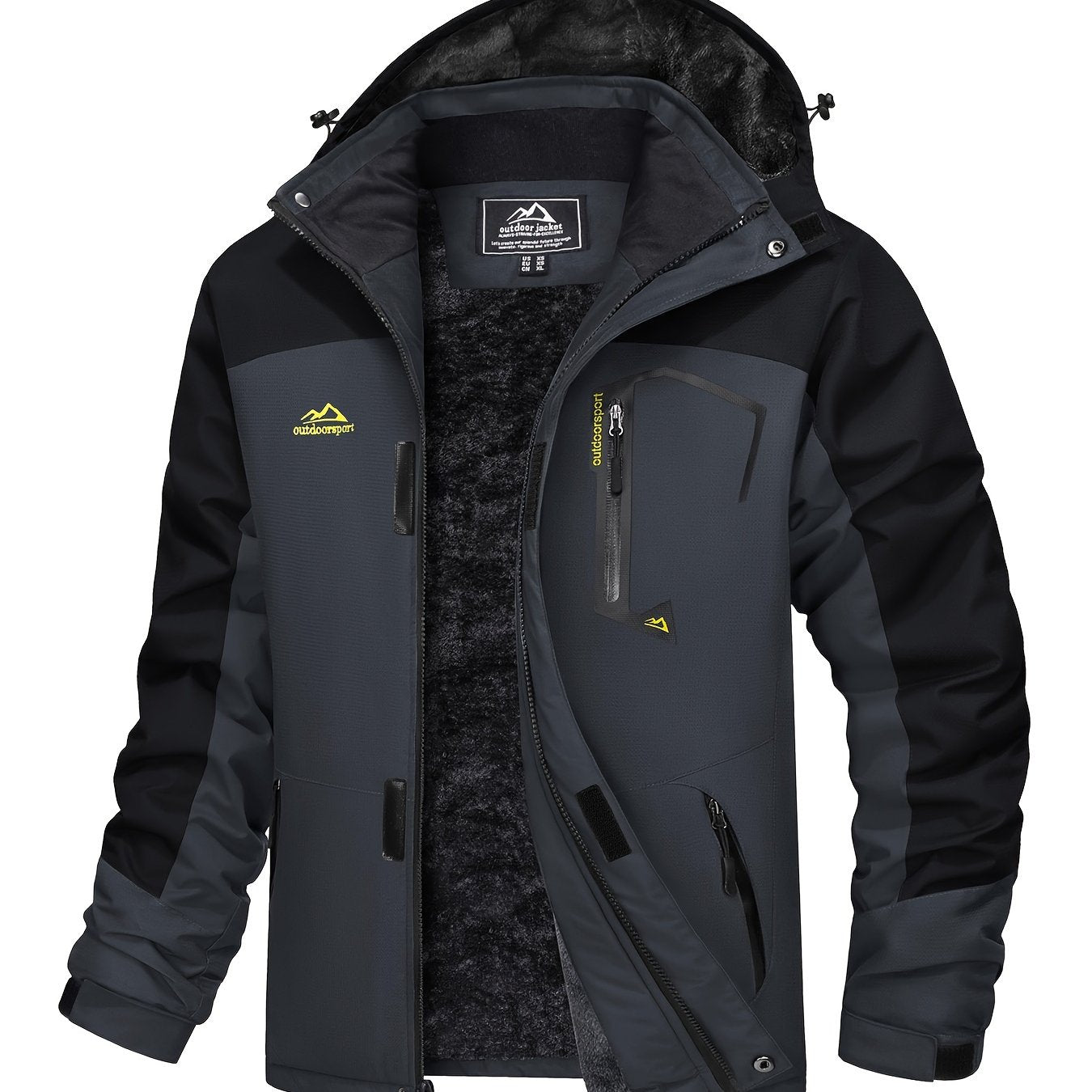 Men’s Fleece-Lined Winter Ski Jacket