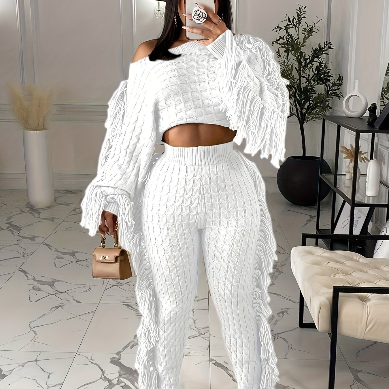 Knit Sweater Lounge Set