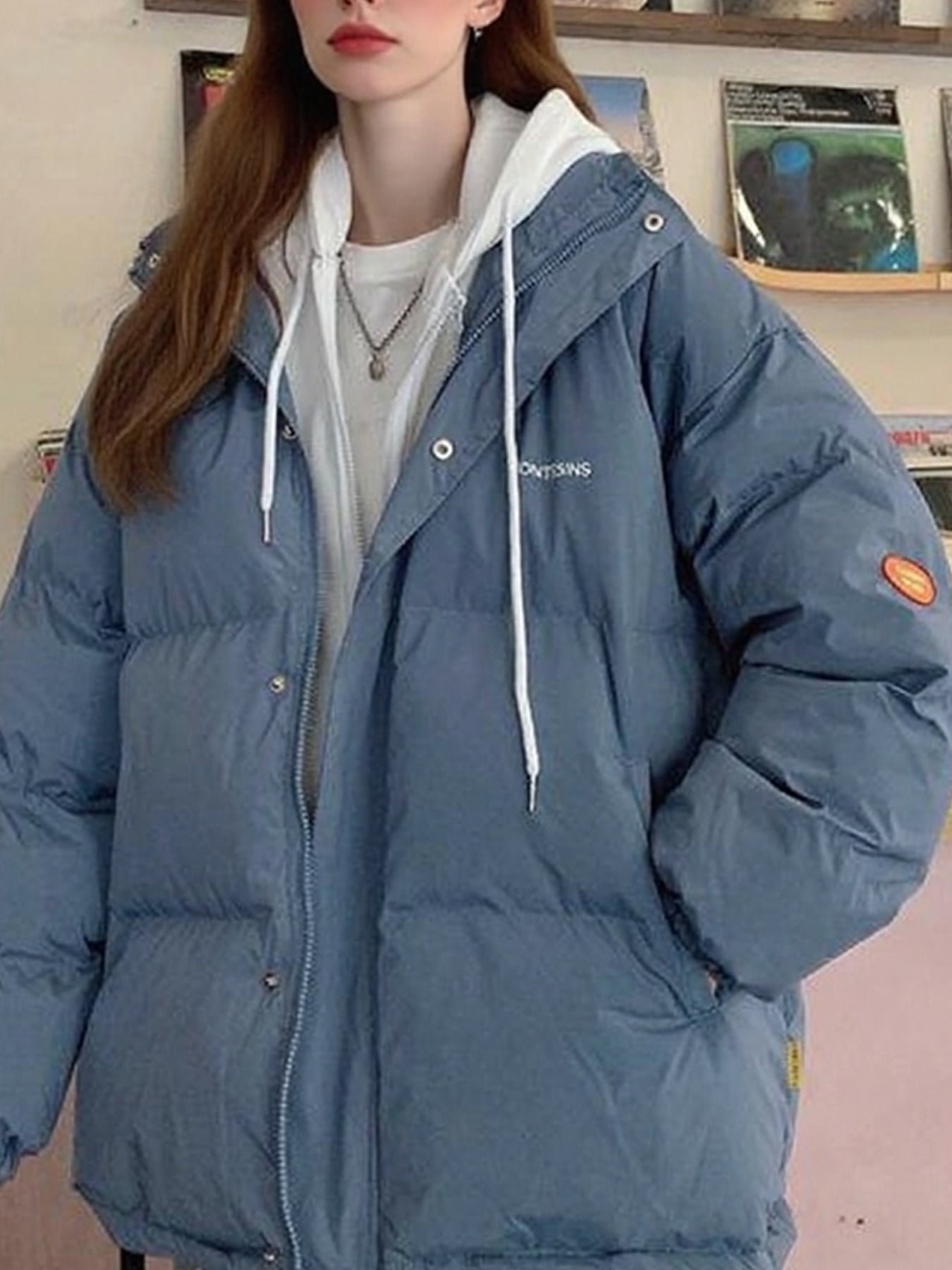 Women’s Mid-Length Quilted Winter Coat