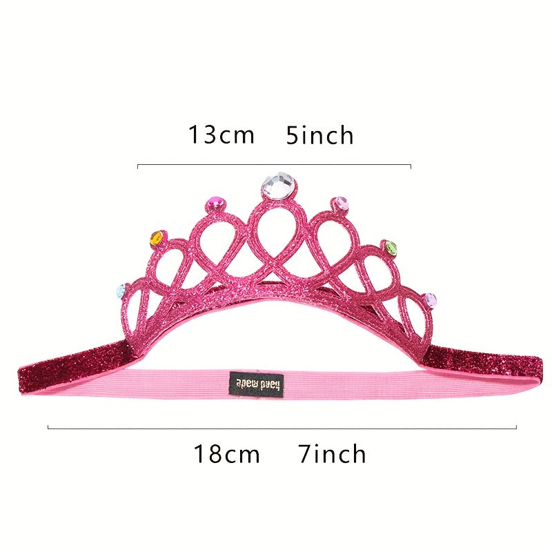 Baby Girls Crown Headband Set