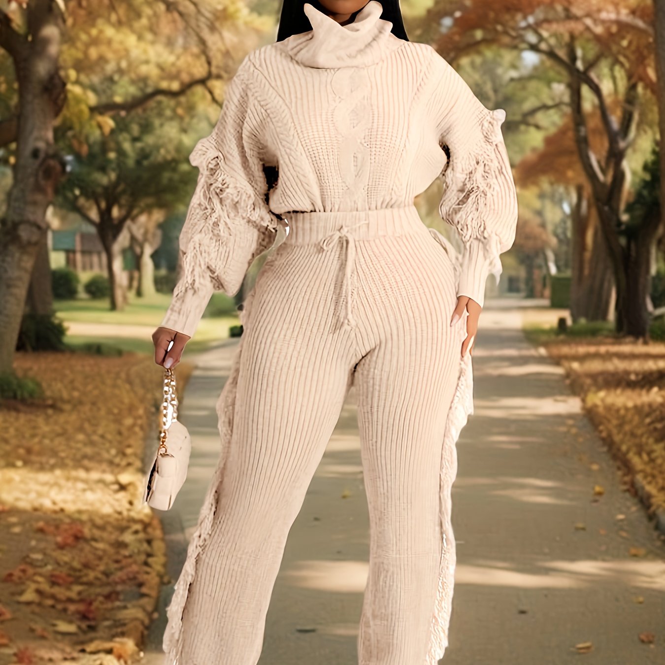 Knit Sweater Lounge Set