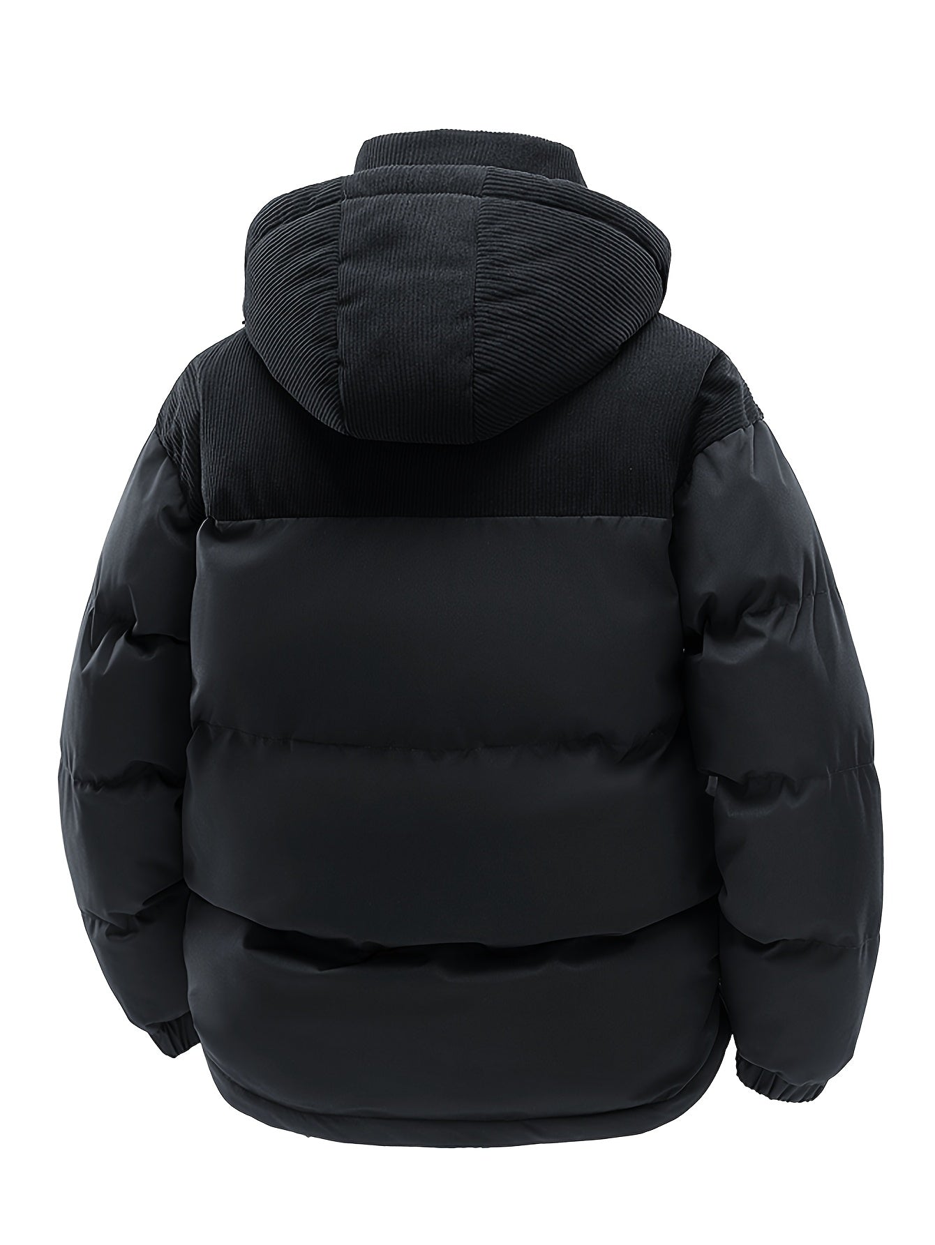 Men’s Heavy-Duty Insulated Winter Hooded Jacket
