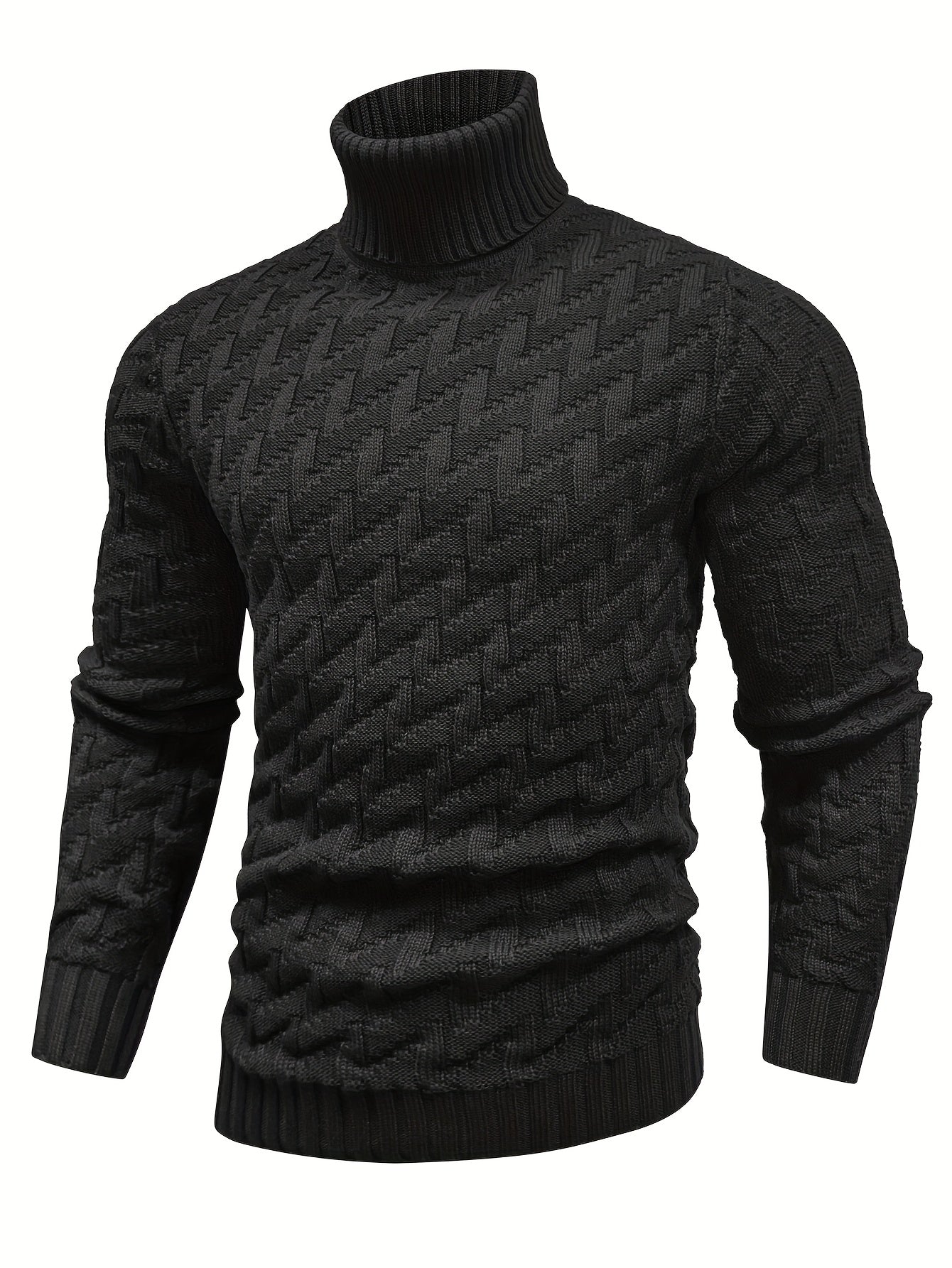 Slim High Neck Knit