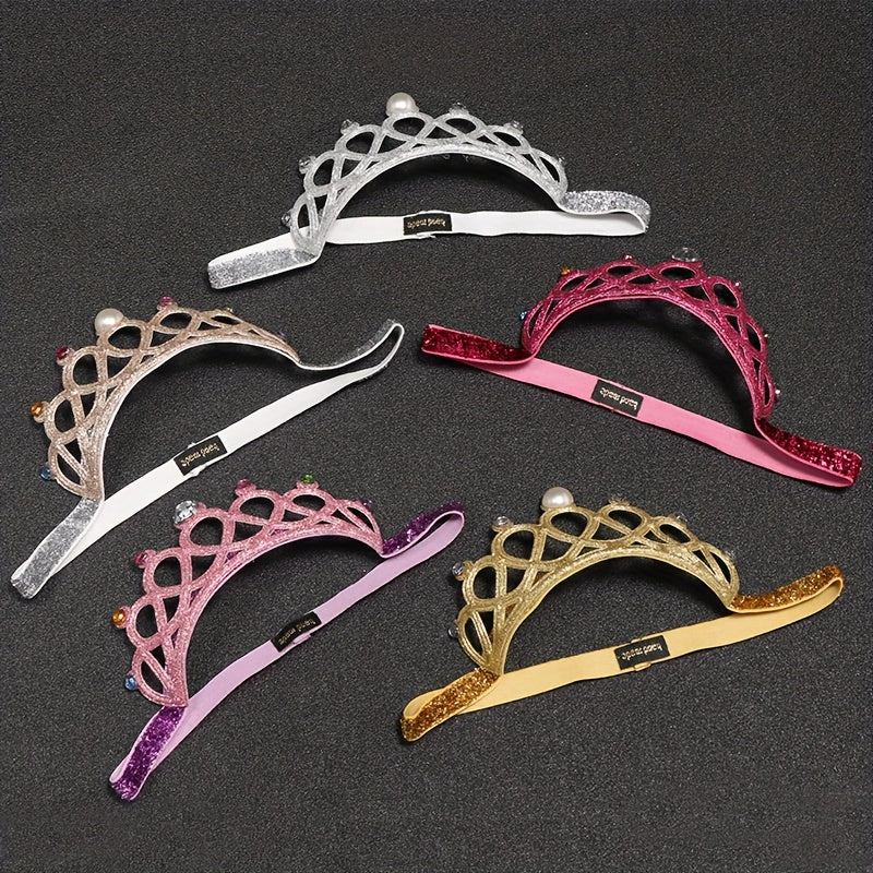 Baby Girls Crown Headband Set