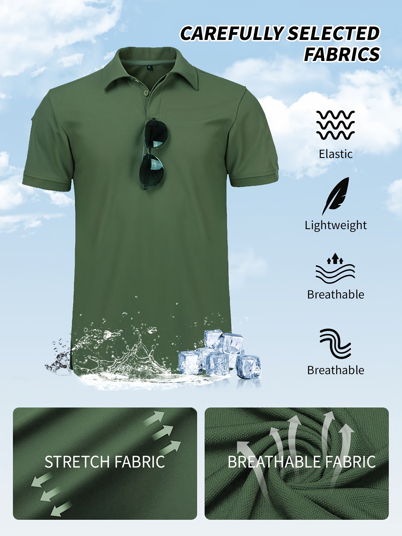 Quick Dry Mens Polo Trio