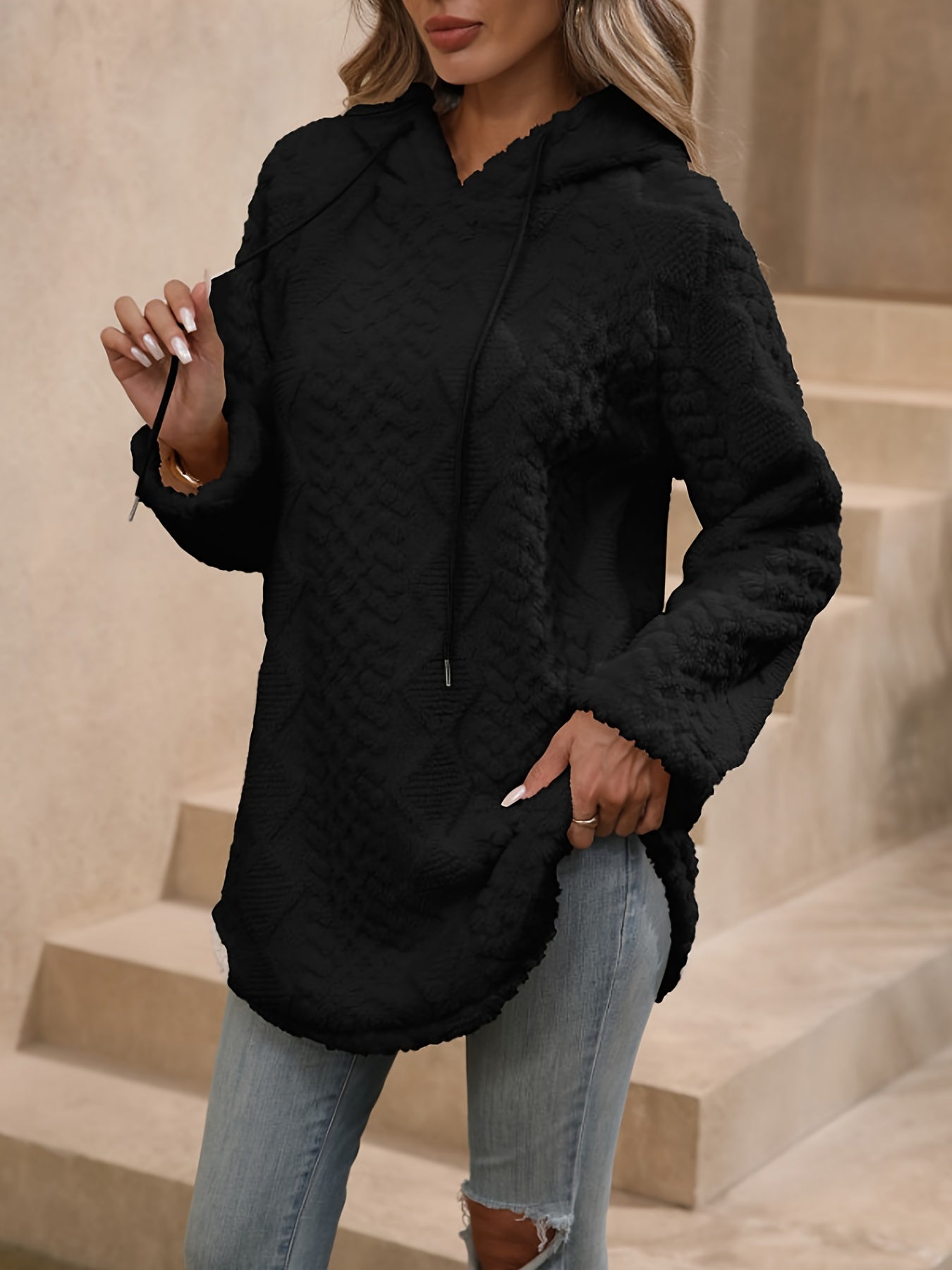 Women’s Plush Hooded Winter Jacket