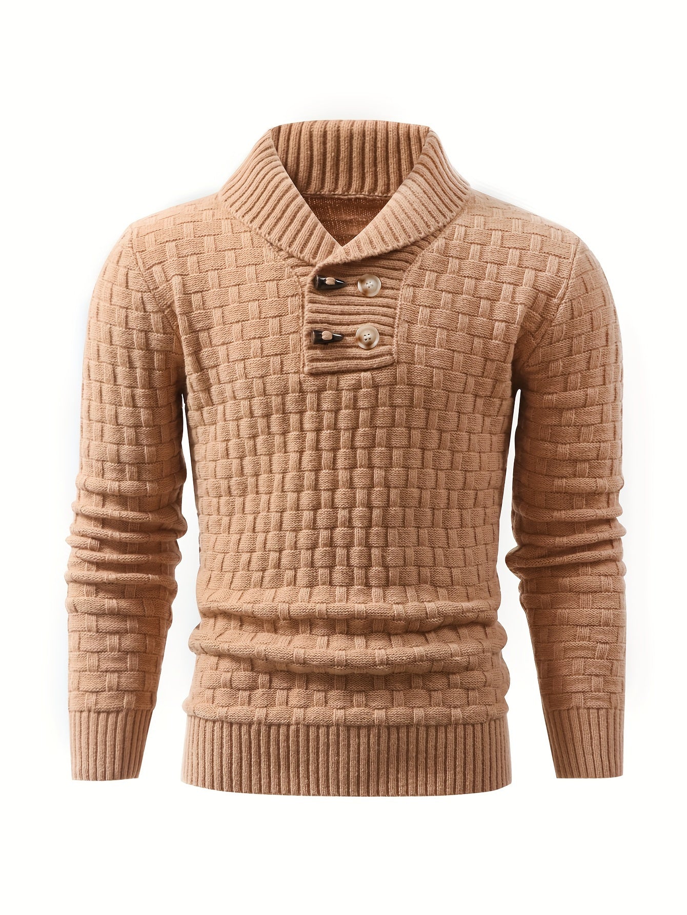 Geo Rib Knit Pullover