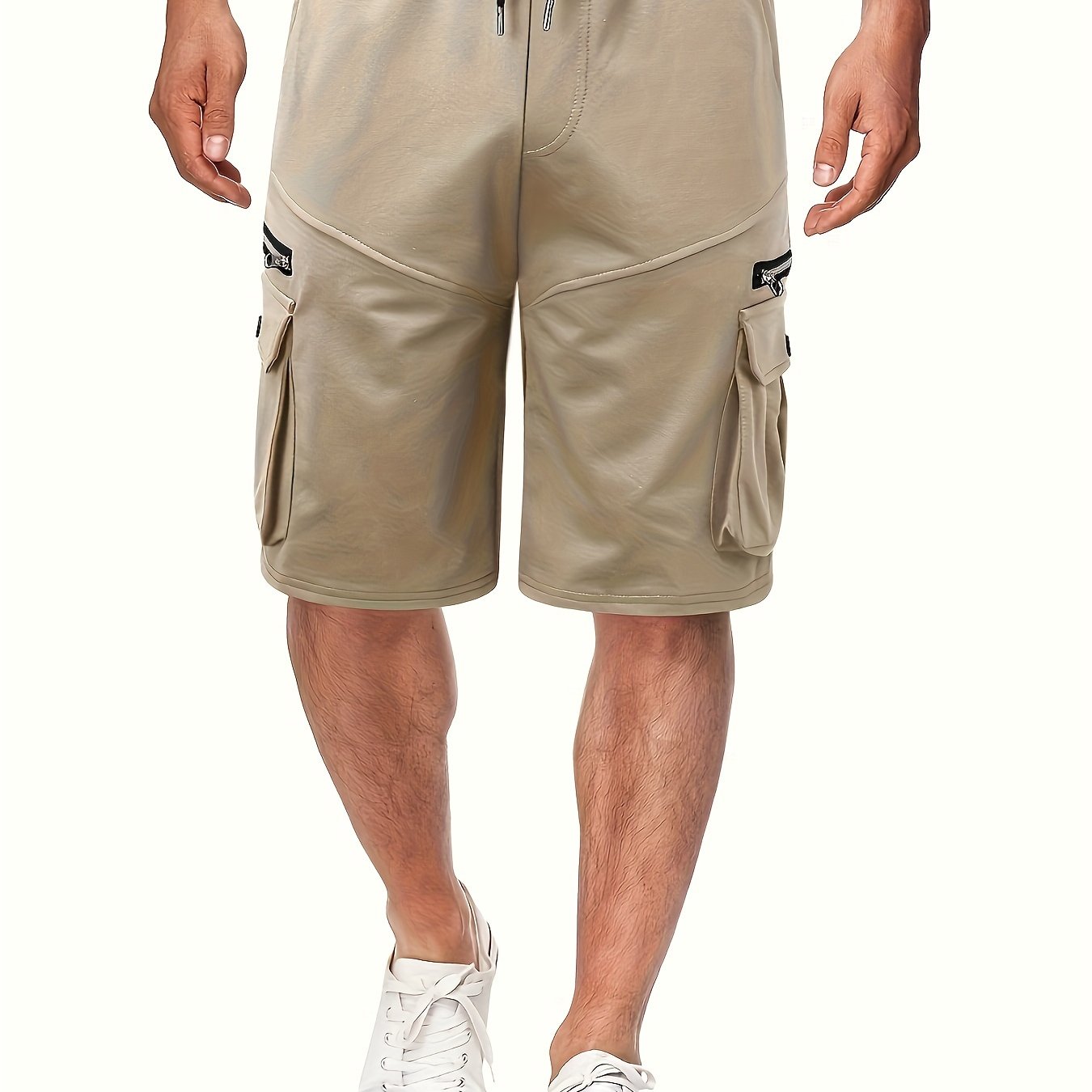 Zip Pocket Cargo Shorts