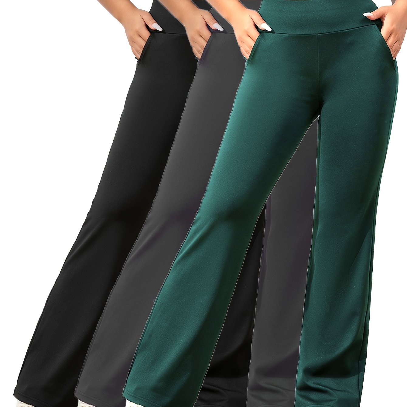 Women’s High-Waisted Yoga Pants with Pockets