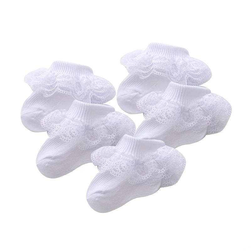Floral Lace Baby Princess Socks