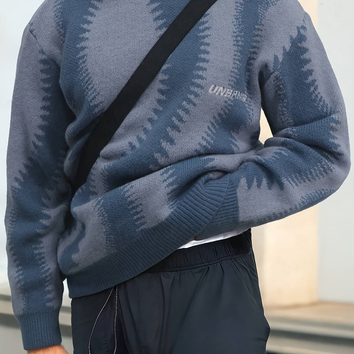 Loose Stripe Knit Pullover