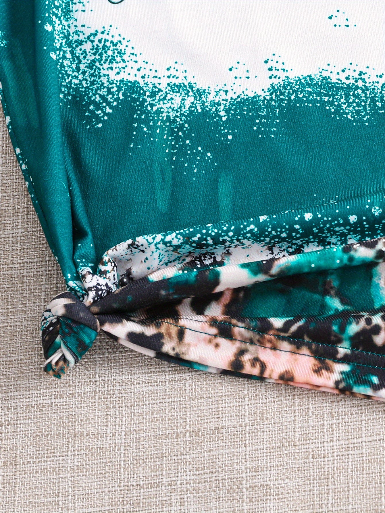 Leopard Letter Summer Tee