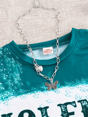 Leopard Letter Summer Tee