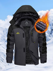Men’s Winter Waterproof Fleece-Lined Ski Jacket