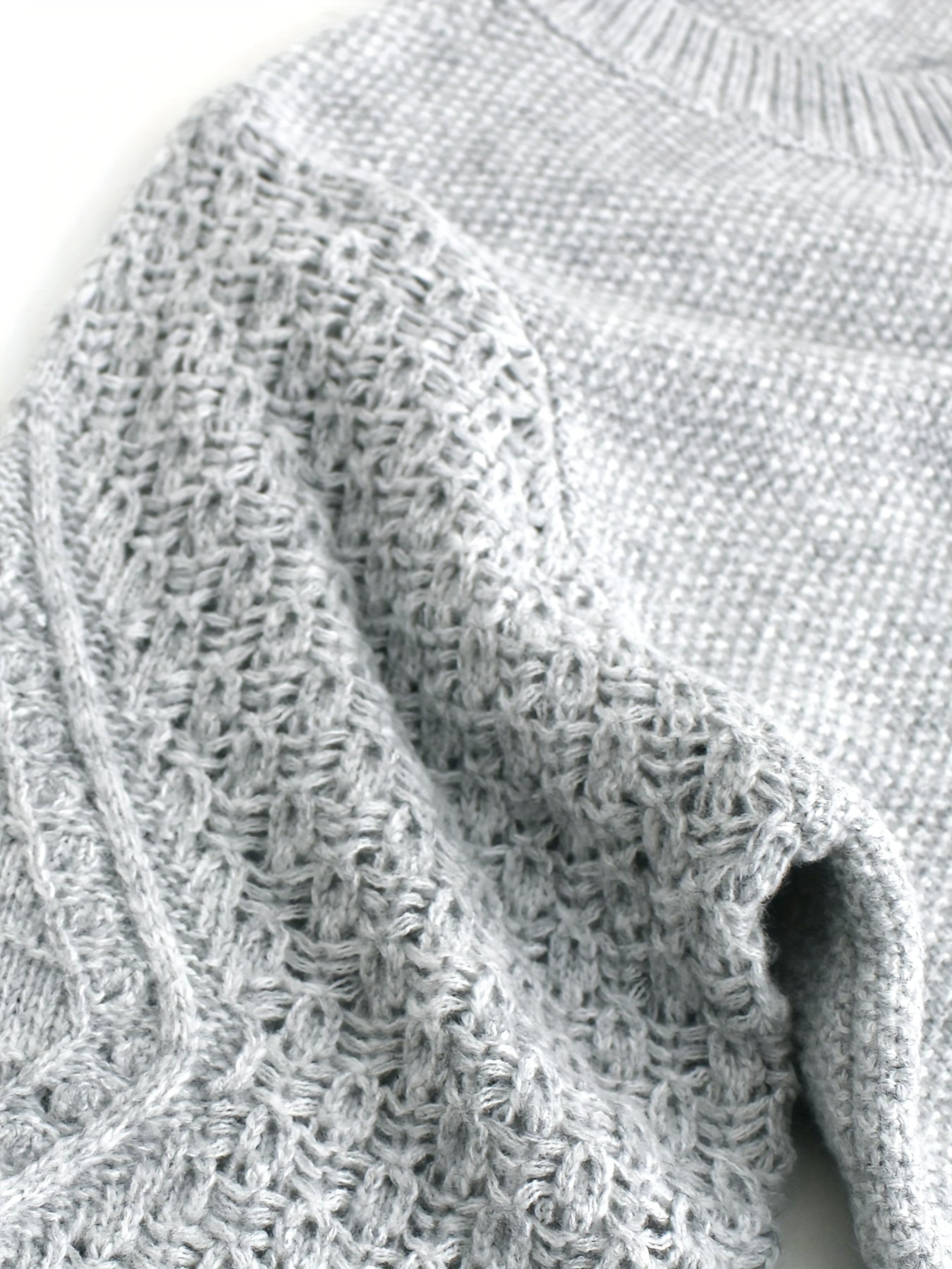 Rib Knit Crew Pullover