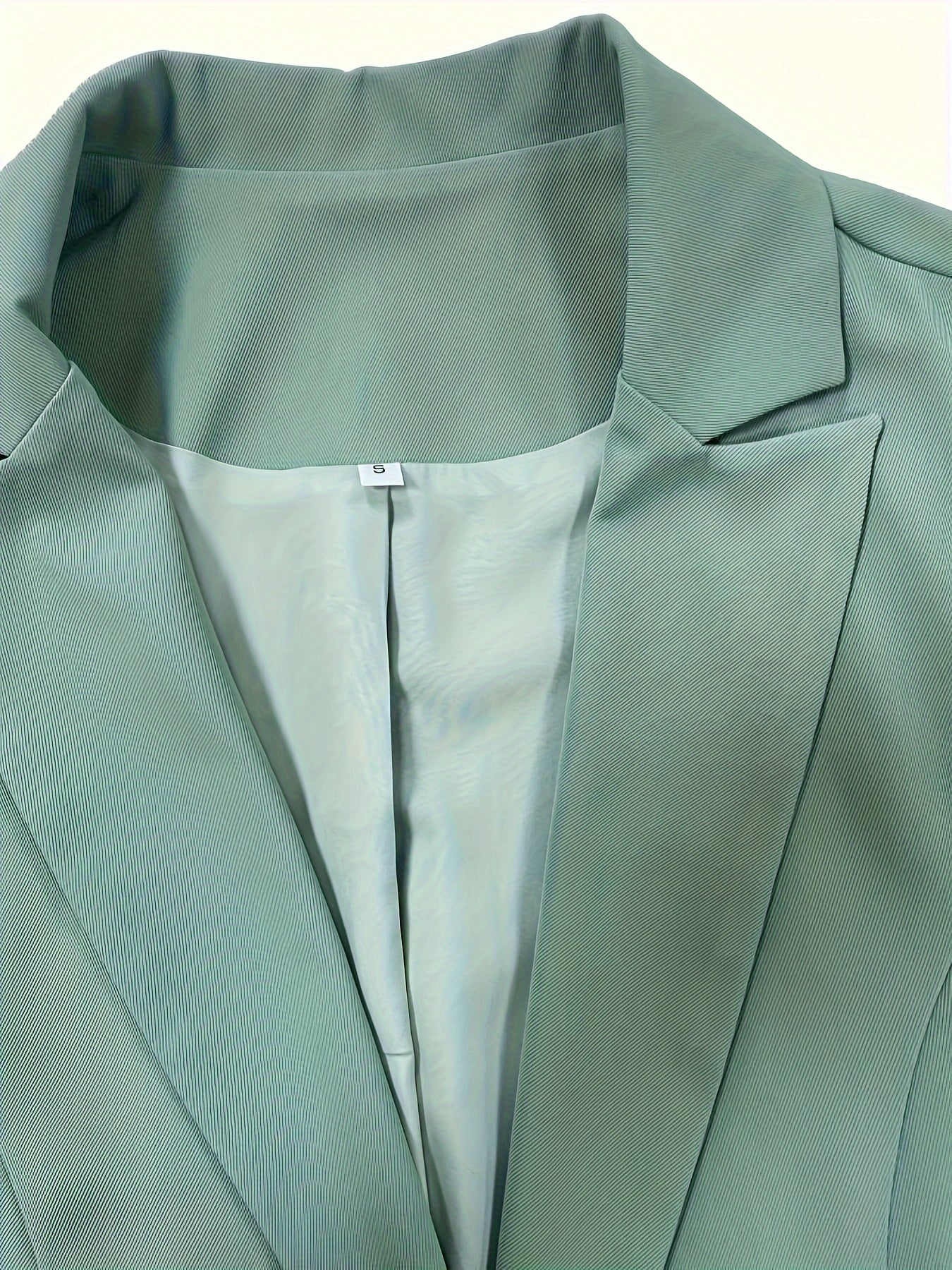 Elegant Lapel Suit Set Womens