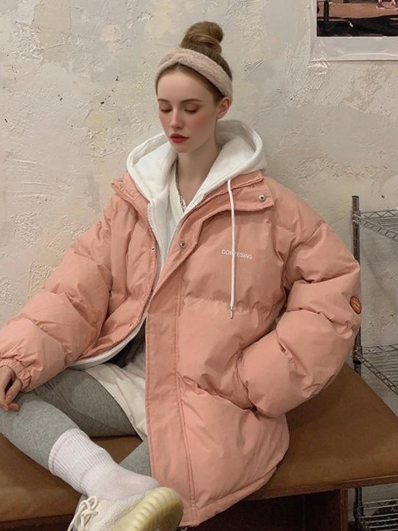 Women’s Mid-Length Quilted Winter Coat