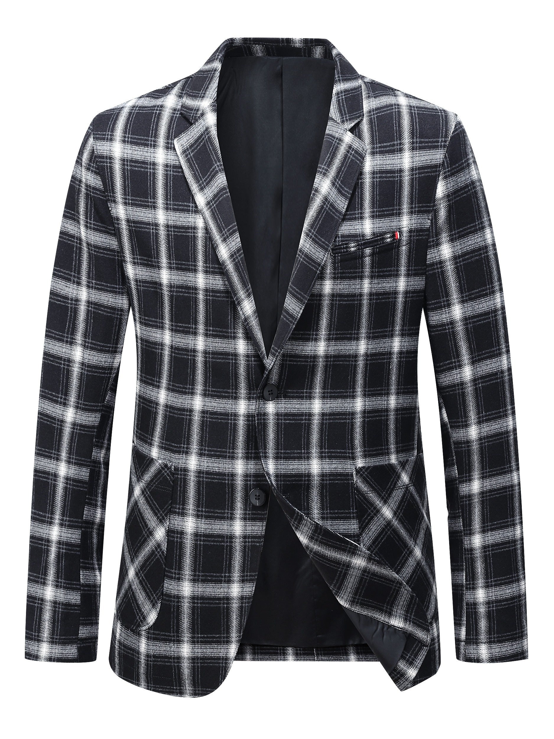 Plaid Summer Woven Blazer