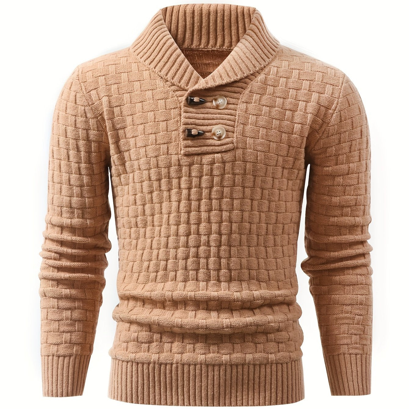 Geo Rib Knit Pullover