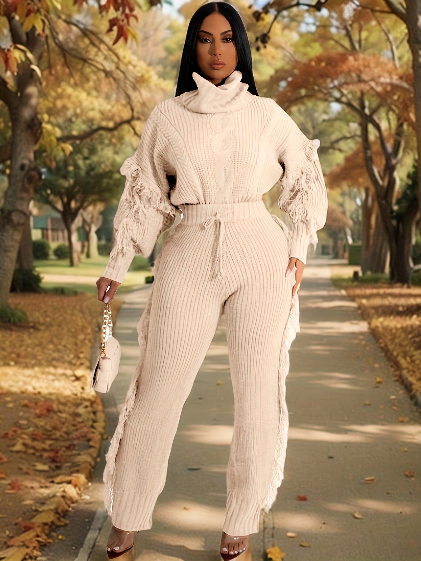 Knit Sweater Lounge Set