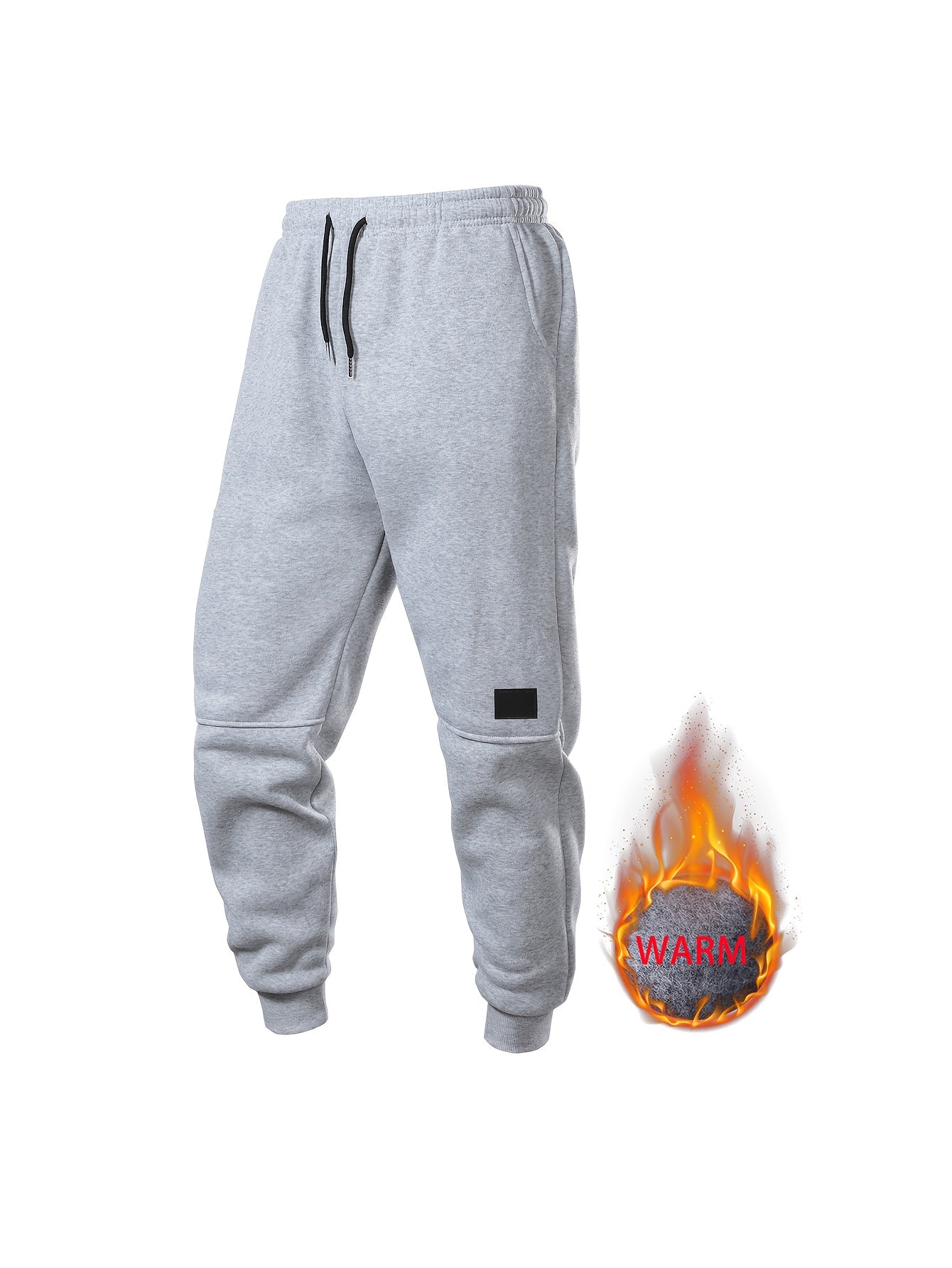 Men’s Fleece-Lined Sports Pants 2pcs