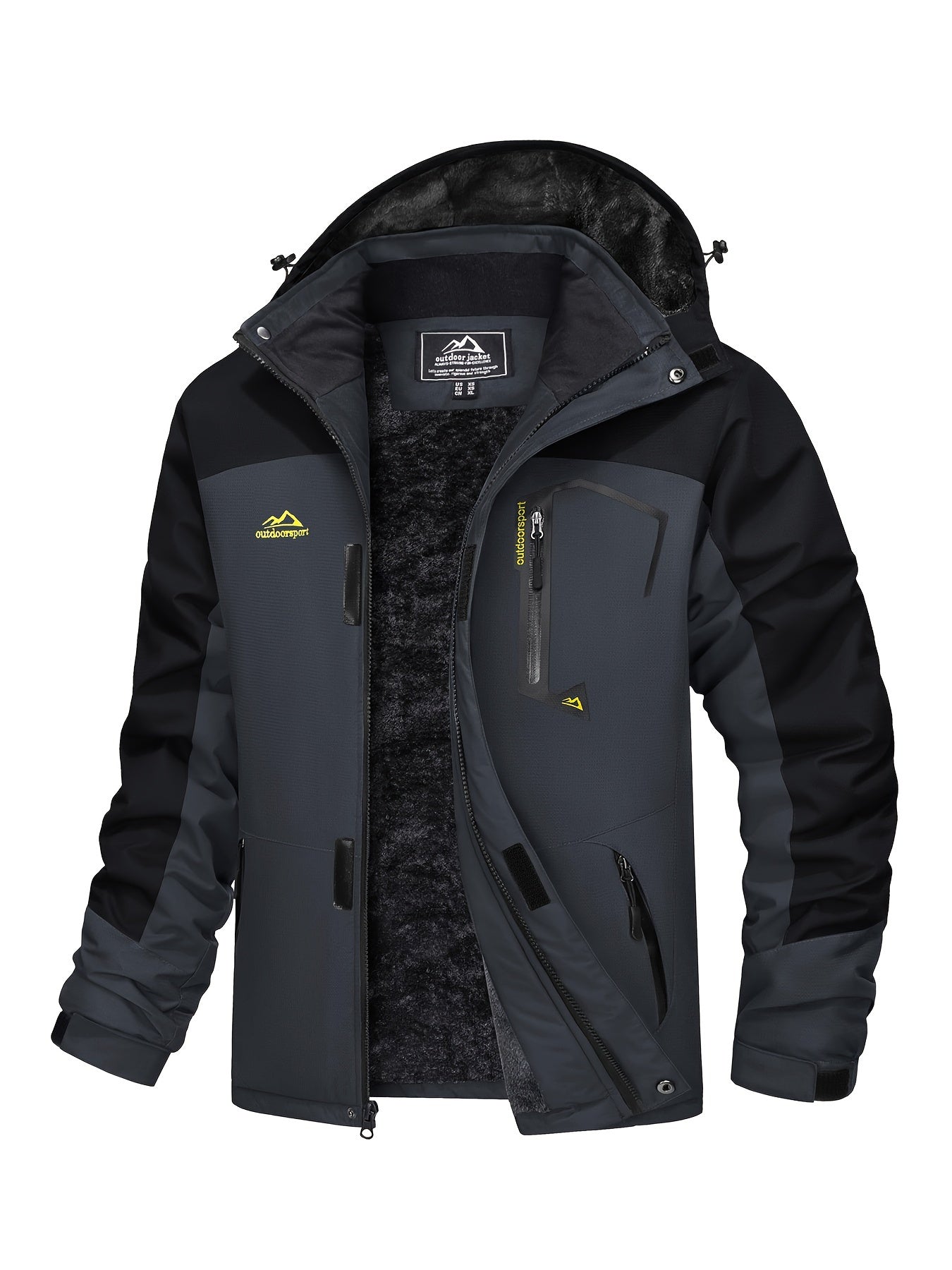 Men’s Fleece-Lined Winter Ski Jacket